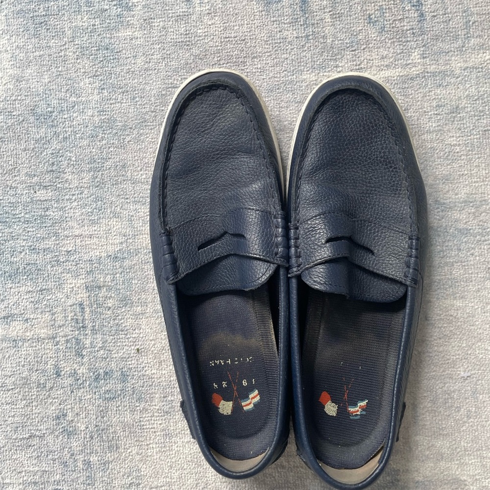 Cole Haan Blue Boat Shoes Classic Style